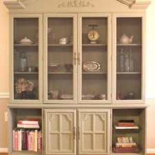 China Cabinet Turned Farmhouse Style Pantry