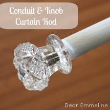 Kitchen Redo: Part Two {DIY Curtain Rod}