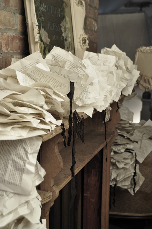 vintage paper garland
