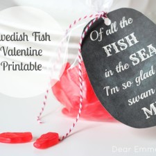 Swedish Fish Valentine and Printable