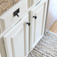 Kitchen Redo: Part Five {Painting the Cabinets with Nuvo Cabinet Paint}