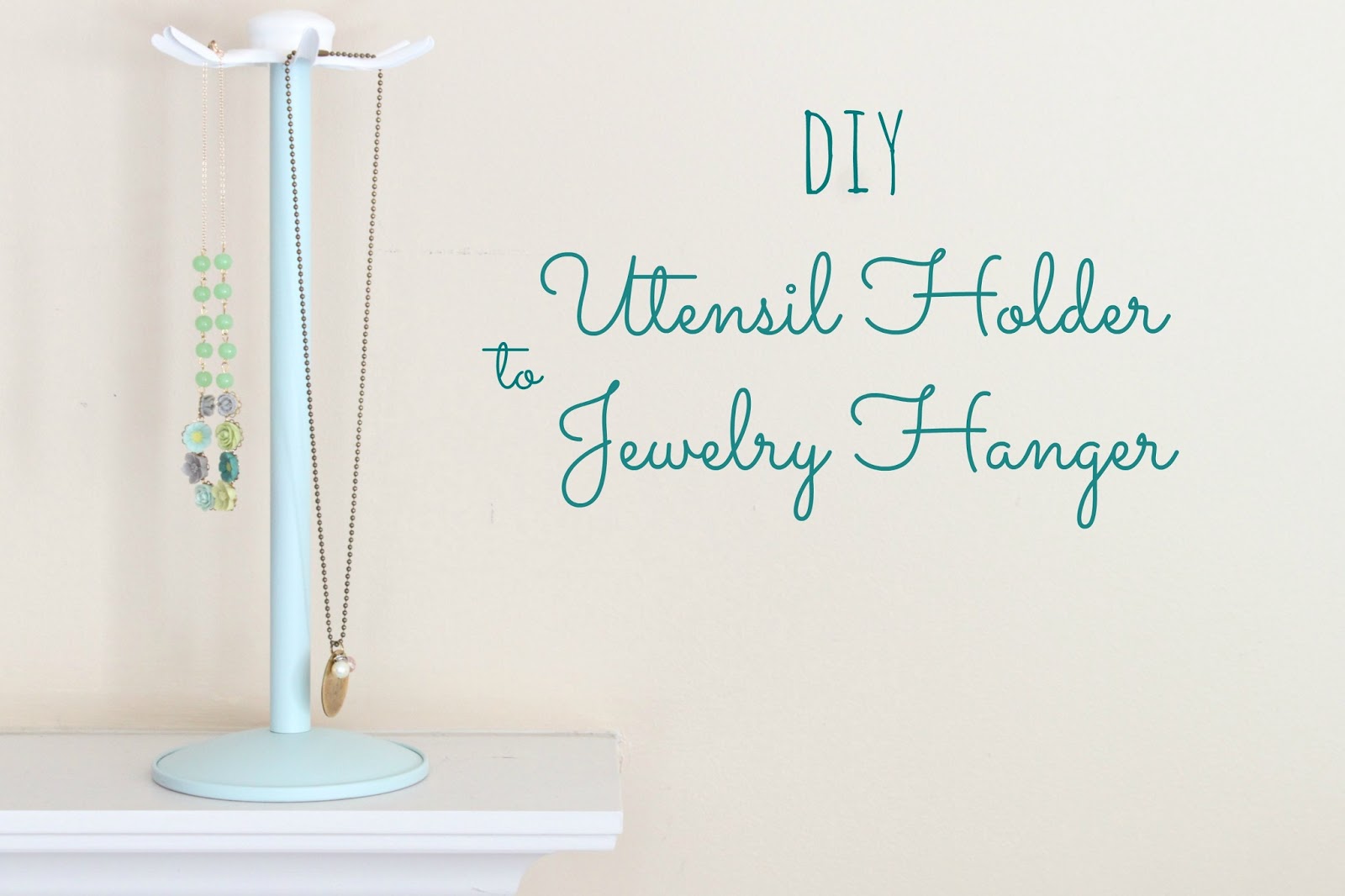 DIY Jewelry Hanger