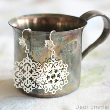 DIY Glazed Filigree Earrings with Martha Stewart Crafts™