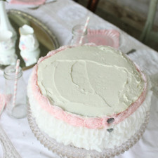 Easy DIY {Ruffled Birthday Cake}