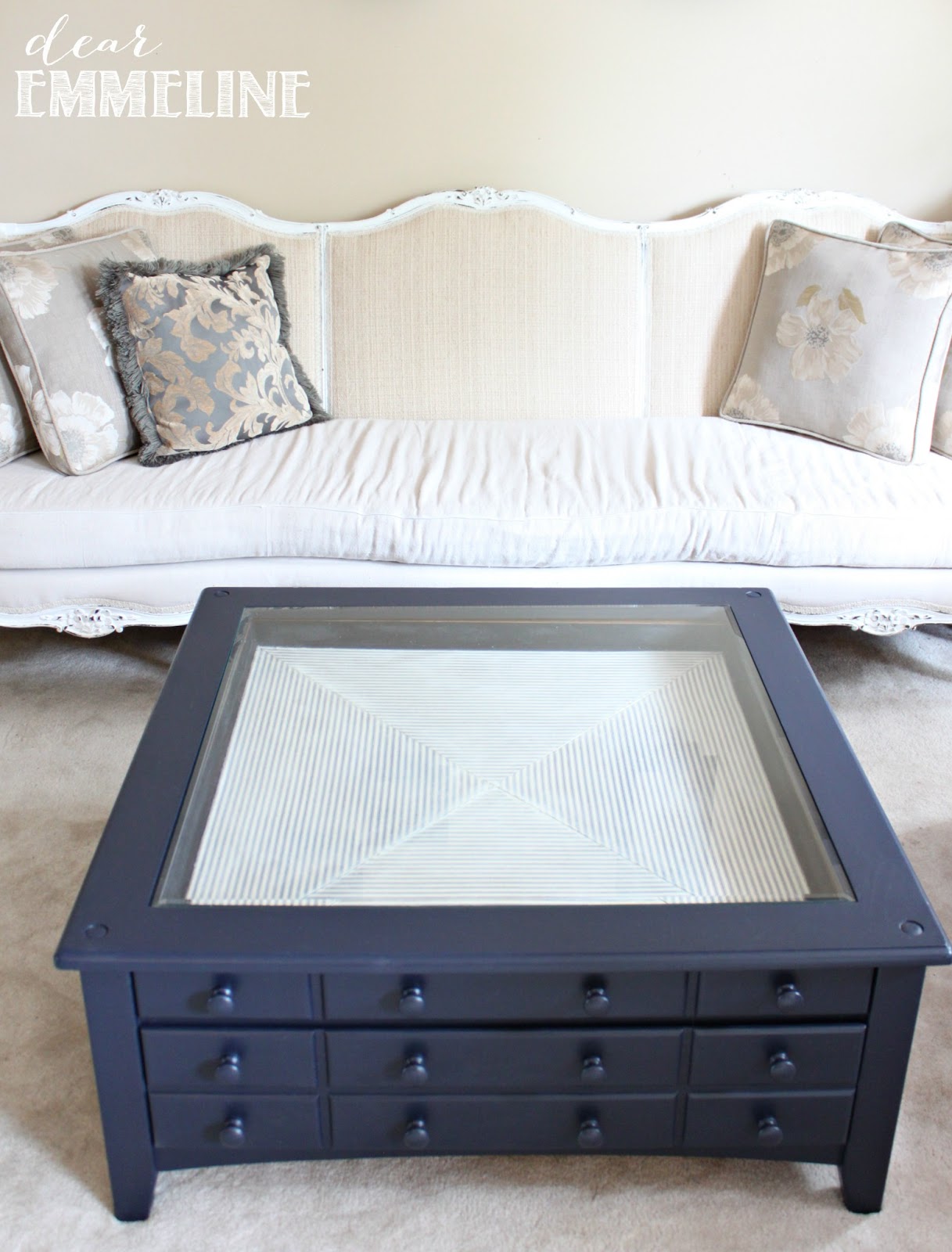 Nautical Coffee Table Redo