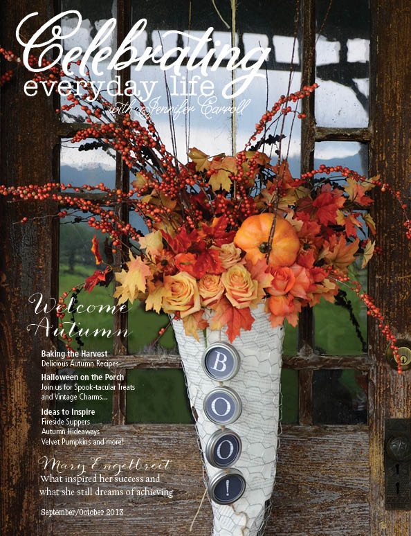 Celebrating Everyday Life with Jennifer Carroll September|October 2013 Cover Image