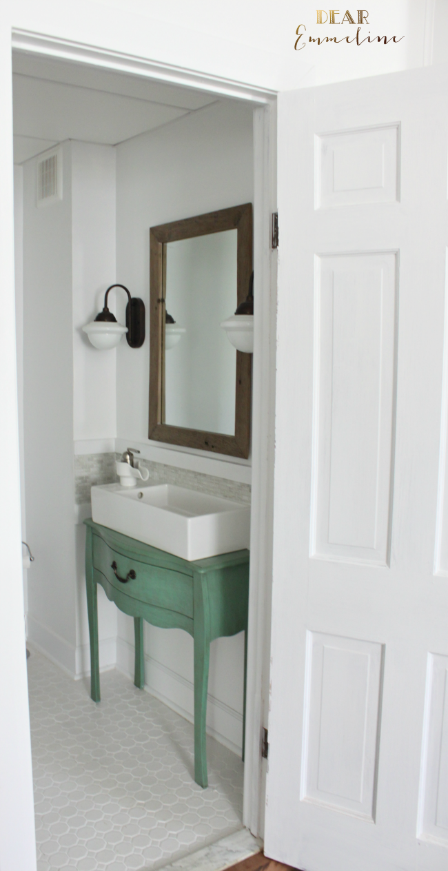 A Small Bathroom that is BIG on Organization - 1891 bathroom remodel!