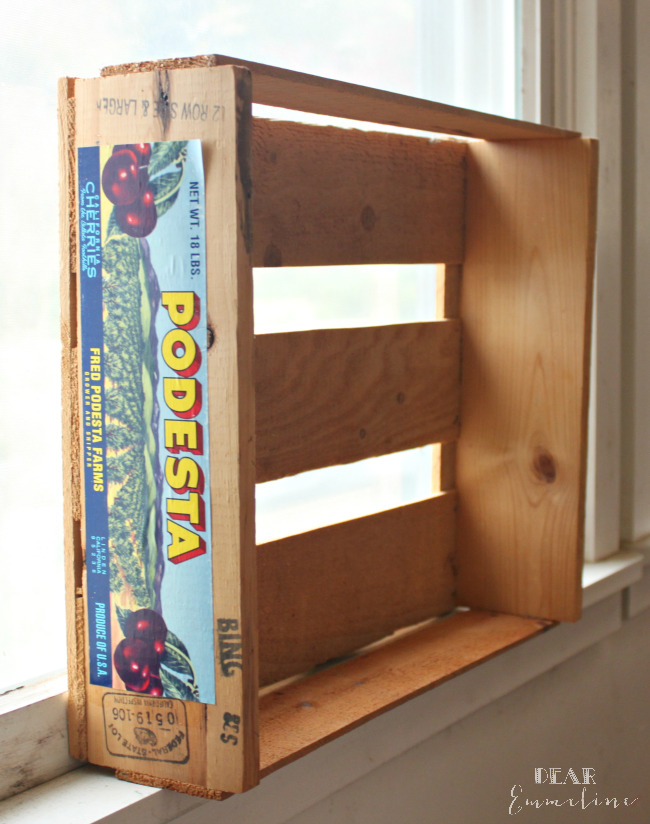 Diy Fruit Crate Bookshelves
