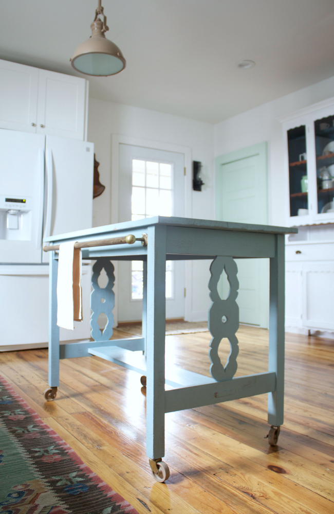 Table Turned Kitchen Island