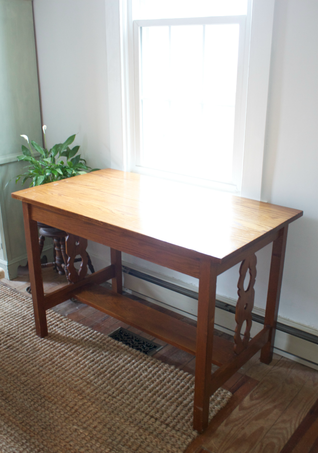 Table Turned Kitchen Island, How To Turn A Sofa Table Into Kitchen Island