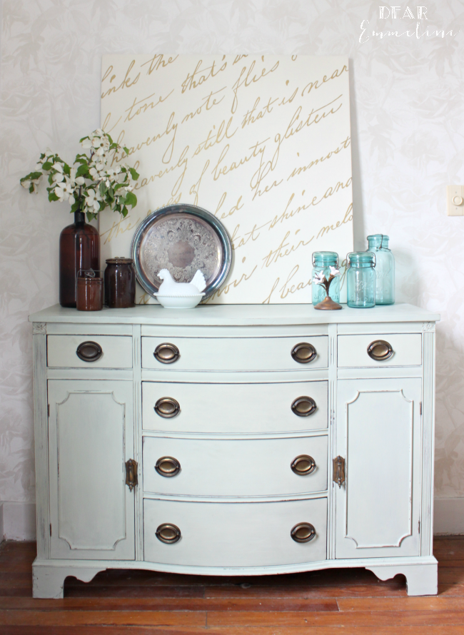 Delightful Buffet in Millstone Milk Paint