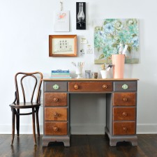 Two-Toned Driftwood Desk