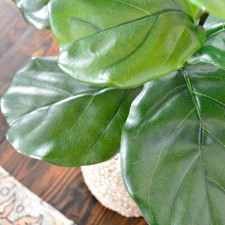 The Most Realistic Faux Fiddle Leaf Fig DIY | One Room Challenge™ Week 4