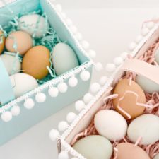 DIY Painted Orchard Box Easter Baskets