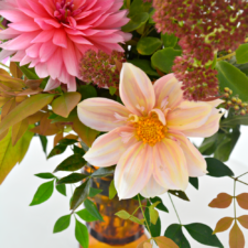 Summer to Fall Garden Flower Arrangement Tutorial