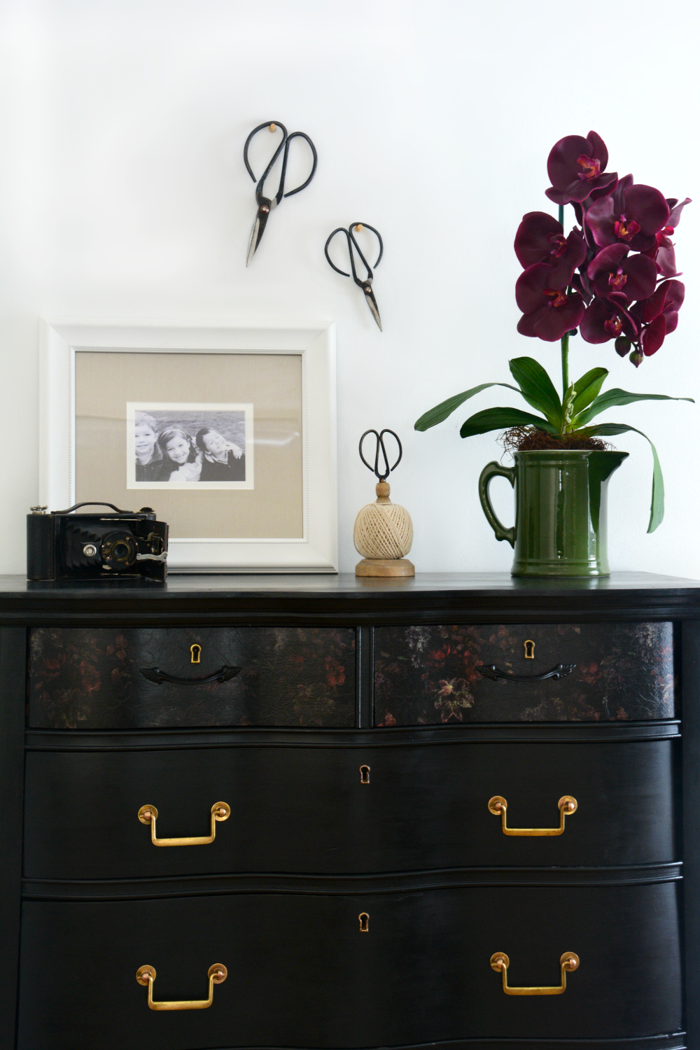 Moody Floral Dresser